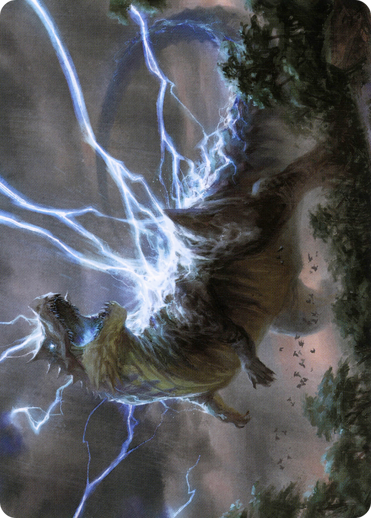 {A} Thrasta, Tempest's Roar Art Card (41) [Modern Horizons 2 Art Series][AMH2 041]