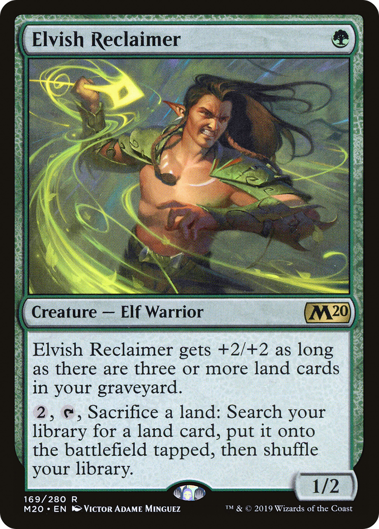 {R} Elvish Reclaimer [Core Set 2020][M20 169] - Misty Mountain Games