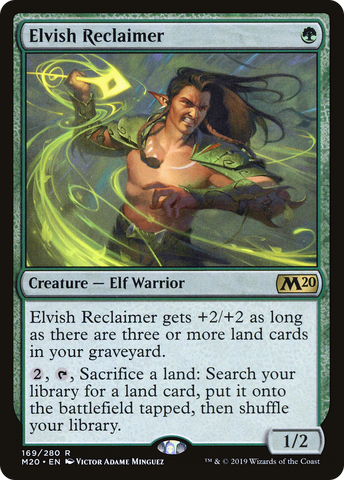 {R} Elvish Reclaimer [Core Set 2020][M20 169]