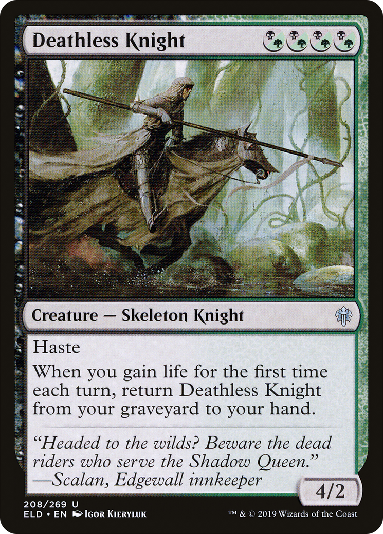 {C} Deathless Knight [Throne of Eldraine][ELD 208]