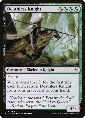 {C} Deathless Knight [Throne of Eldraine][ELD 208]