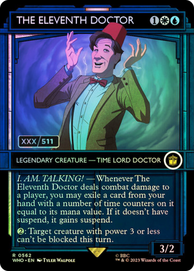 {R} The Eleventh Doctor (Serial Numbered) [Doctor Who][SR WHO 562]