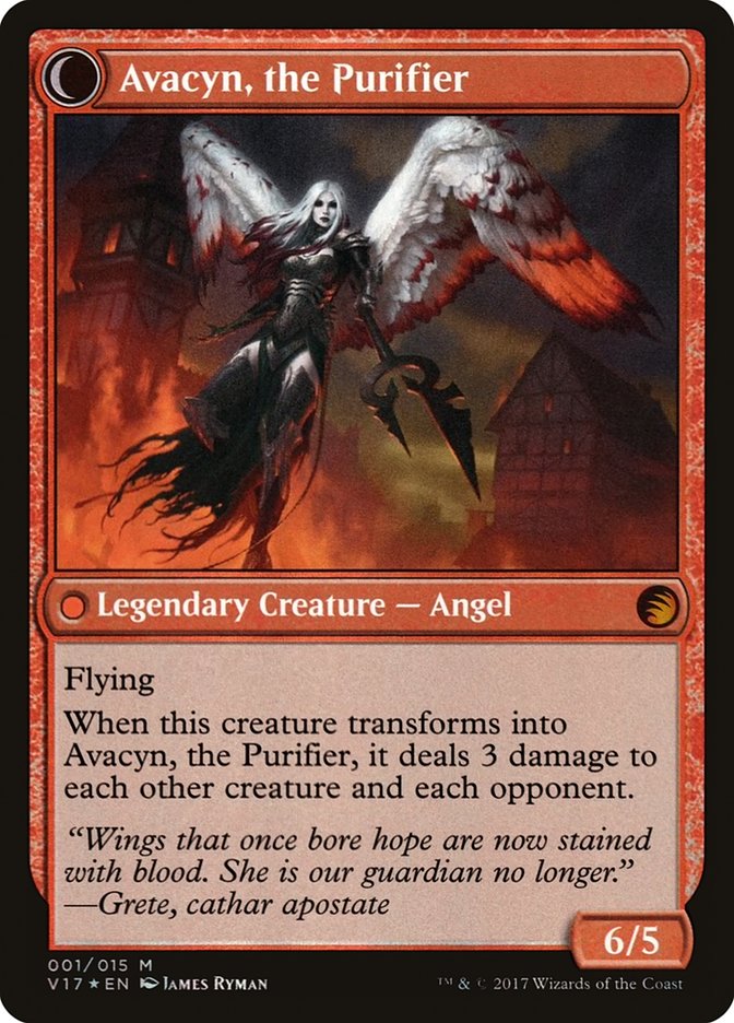 {R} Archangel Avacyn // Avacyn, the Purifier [From the Vault: Transform][V17 001] - Misty Mountain Games