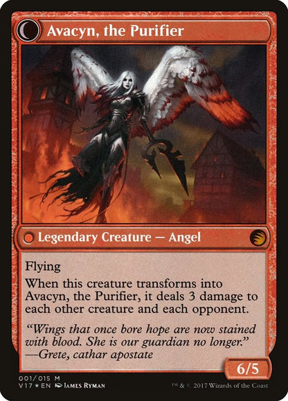 {R} Archangel Avacyn // Avacyn, the Purifier [From the Vault: Transform][V17 001] - Misty Mountain Games
