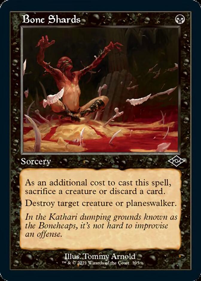 {C} Bone Shards (Retro Foil Etched) [Modern Horizons 2][RF ET MH2 395]