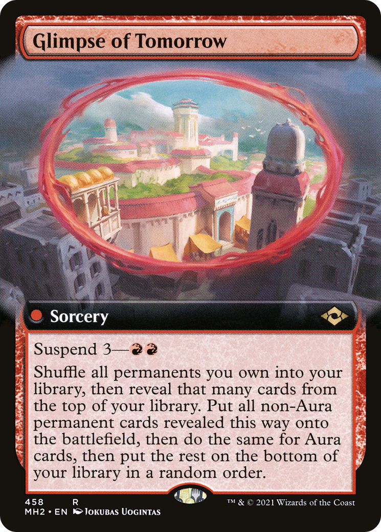{R} Glimpse of Tomorrow (Extended Art): (Extended Art) [Modern Horizons 2] [MH2 458]