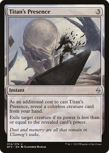 {C} Titan's Presence [Battle for Zendikar][BFZ 014] - Misty Mountain Games