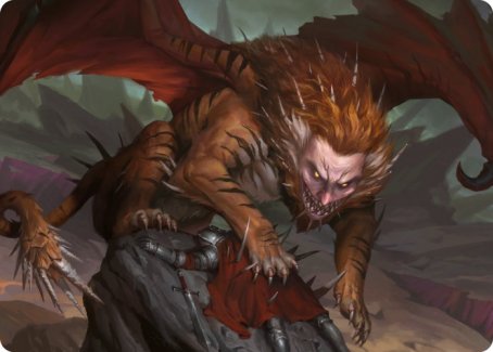 {A} Manticore Art Card [Dungeons & Dragons: Adventures in the Forgotten Realms Art Series][AAFR 006]