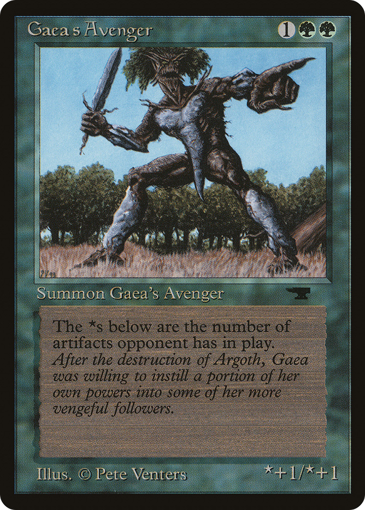 {R} Gaea's Avenger [Antiquities][ATQ 033] - Misty Mountain Games