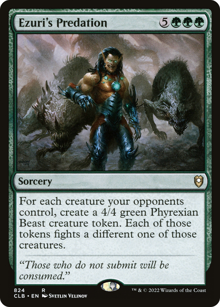 {R} Ezuri's Predation [Commander Legends: Battle for Baldur's Gate][CLB 824]