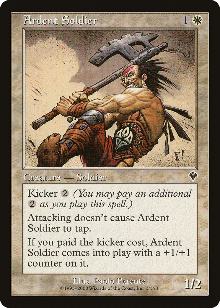 {C} Ardent Soldier [Invasion][INV 003]