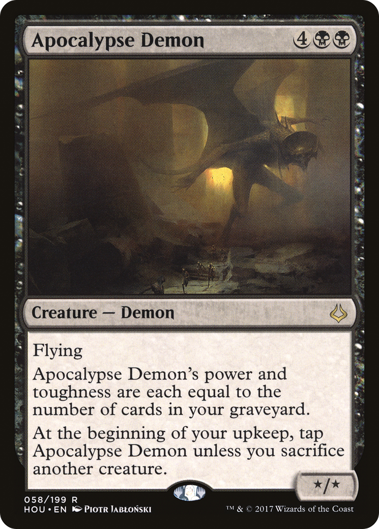 {R} Apocalypse Demon [Hour of Devastation][HOU 058] - Misty Mountain Games