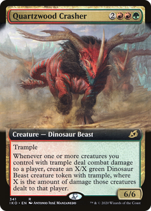 {R} Quartzwood Crasher (Extended Art) [Ikoria: Lair of Behemoths][IKO 341]