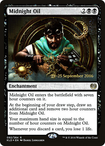 {R} Midnight Oil [Kaladesh Prerelease Promos][PR KLD 092]