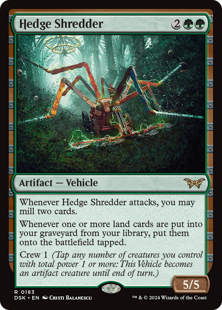 {@R} Hedge Shredder [Duskmourn: House of Horror][DSK 183]