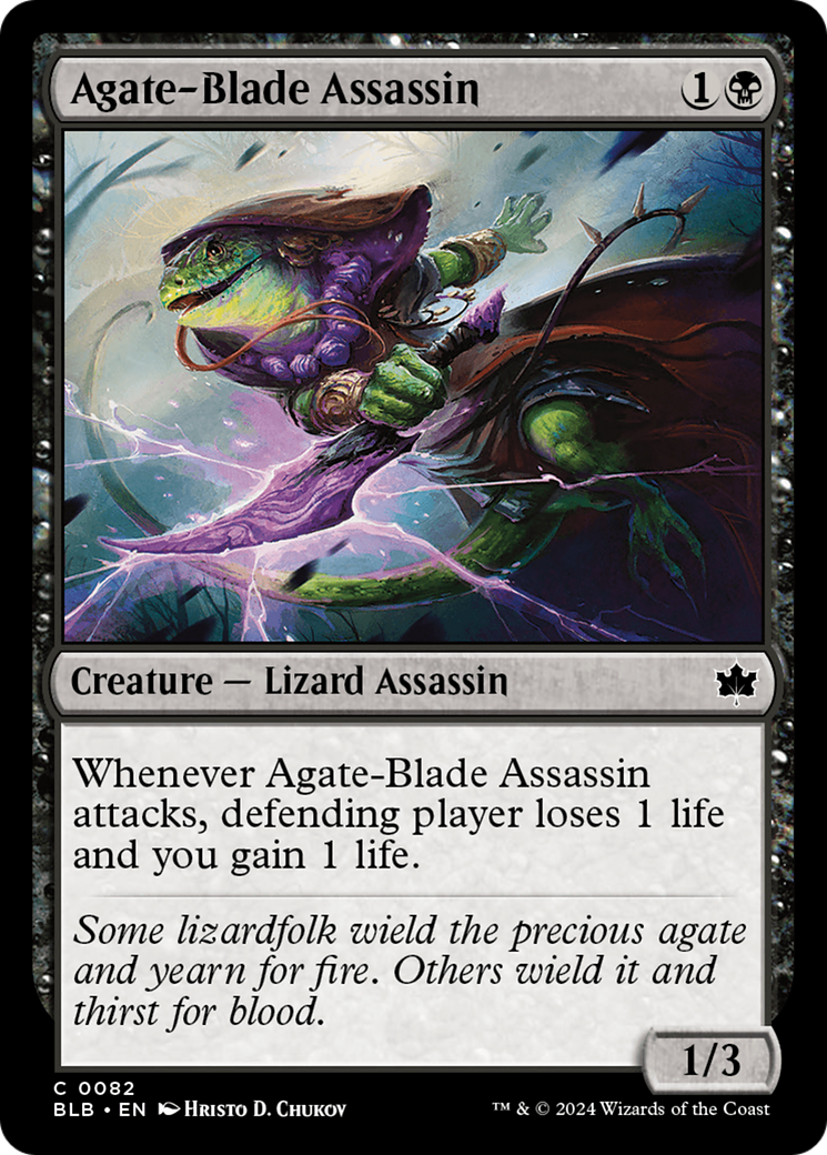 {@C} Agate-Blade Assassin [Bloomburrow][BLB 082]