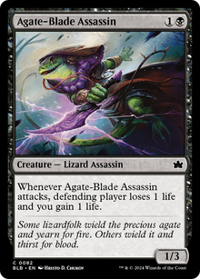 {@C} Agate-Blade Assassin [Bloomburrow][BLB 082]