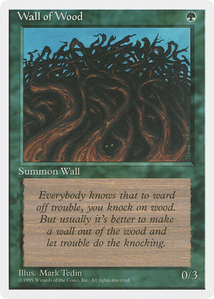 {C} Wall of Wood [Fourth Edition][4ED 284] - Misty Mountain Games