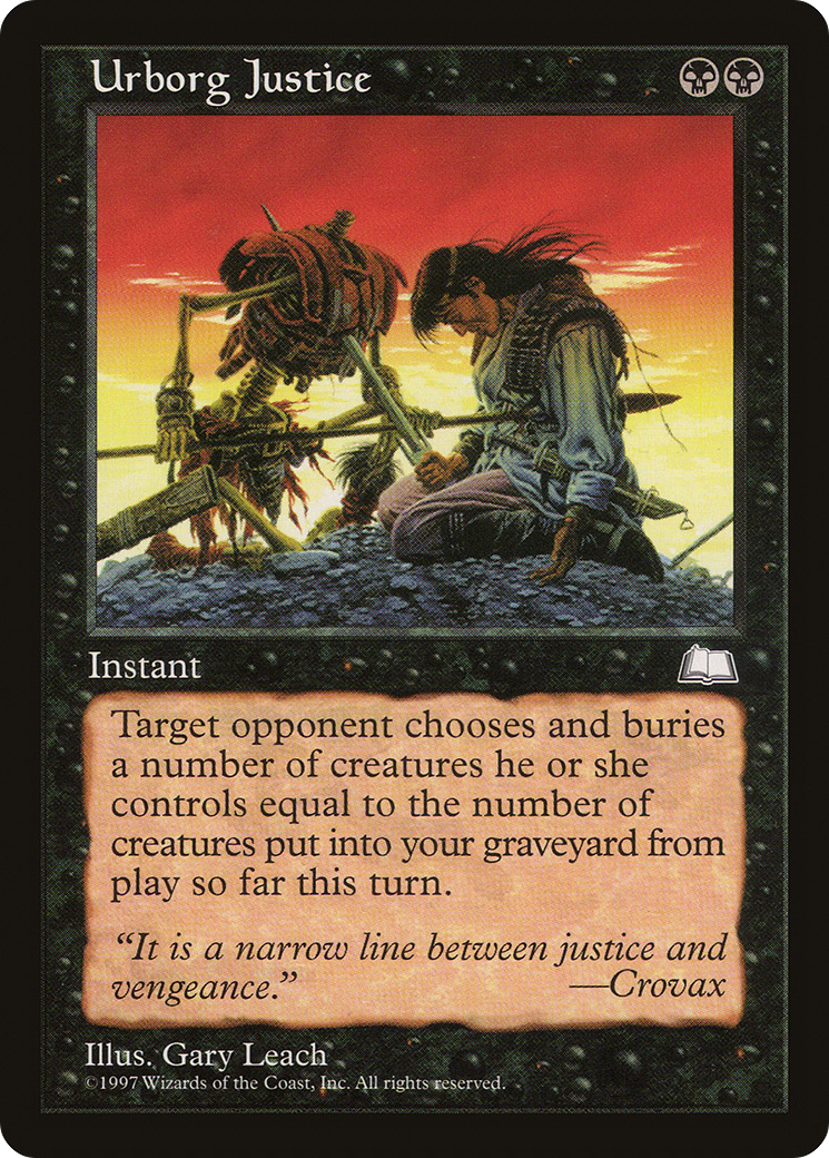{R} Urborg Justice [Weatherlight][WTH 084] - Misty Mountain Games