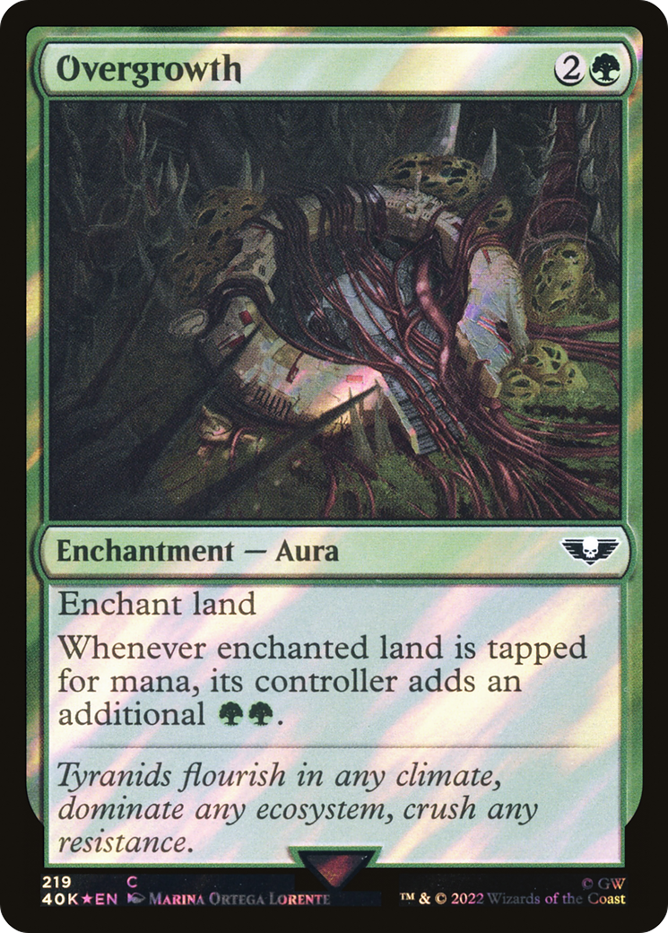 {C} Overgrowth (Surge Foil) [Universes Beyond: Warhammer 40,000][SF 40K 219]