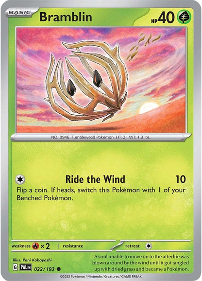 [PKM] Bramblin (022/193) [Scarlet & Violet: Paldea Evolved]