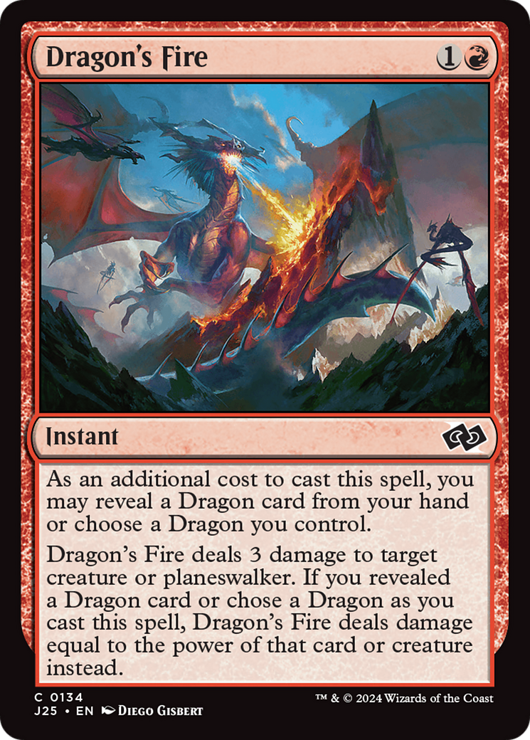 {C} Dragon's Fire [Foundations Jumpstart][J25 134]