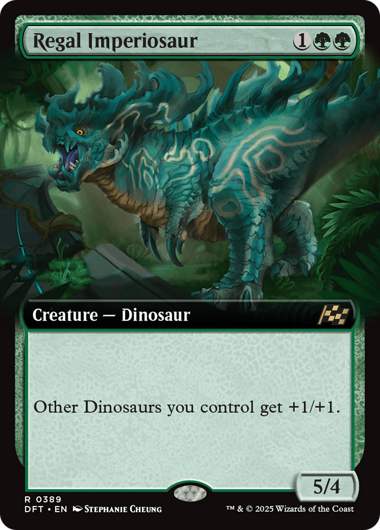 {@R} Regal Imperiosaur (Extended Art) [Aetherdrift][DFT 389]