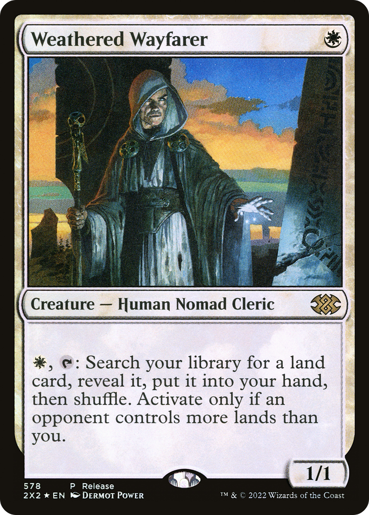 {R} Weathered Wayfarer (Preview Promo) [Double Masters 2022][PA 2X2 578] - Misty Mountain Games