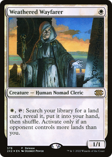 {R} Weathered Wayfarer (Preview Promo) [Double Masters 2022][PA 2X2 578] - Misty Mountain Games