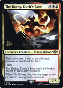 {R} The Balrog, Durin's Bane [The Lord of the Rings: Tales of Middle-Earth Prerelease Promos][PR LTR 195]