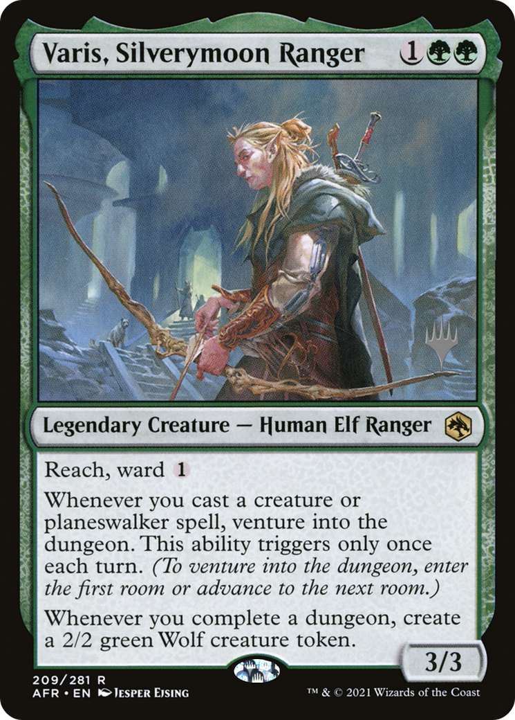 {R} Varis, Silverymoon Ranger (Promo Pack) [Dungeons & Dragons: Adventures in the Forgotten Realms Promos][PP AFR 209]