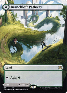 {R} Branchloft Pathway // Boulderloft Pathway (Borderless Alternate Art) [Zendikar Rising][ZNR 284]