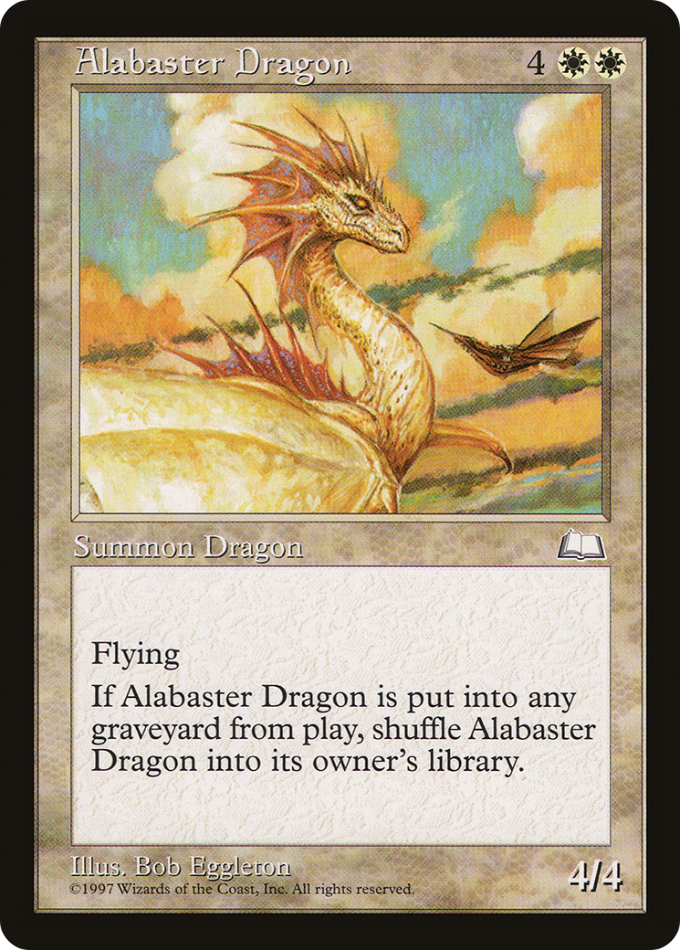 {R} Alabaster Dragon [Weatherlight][WTH 002] - Misty Mountain Games