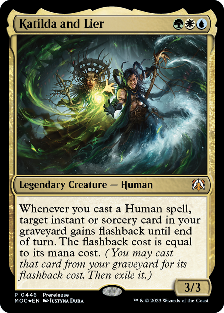 {R} Katilda and Lier [March of the Machine Commander Prerelease Promos][PR MOC 446]
