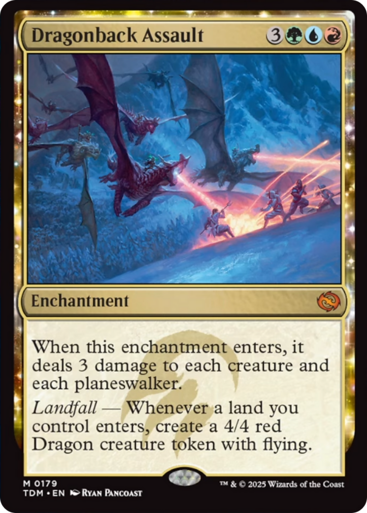 {@R} Dragonback Assault [Tarkir: Dragonstorm][TDM 179]