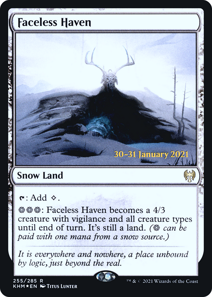 {R} Faceless Haven [Kaldheim Prerelease Promos][PR KHM 255]
