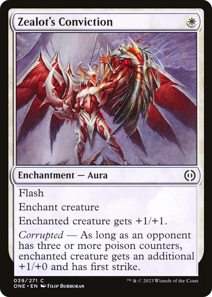 {C} Zealot's Conviction [Phyrexia: All Will Be One][ONE 039]