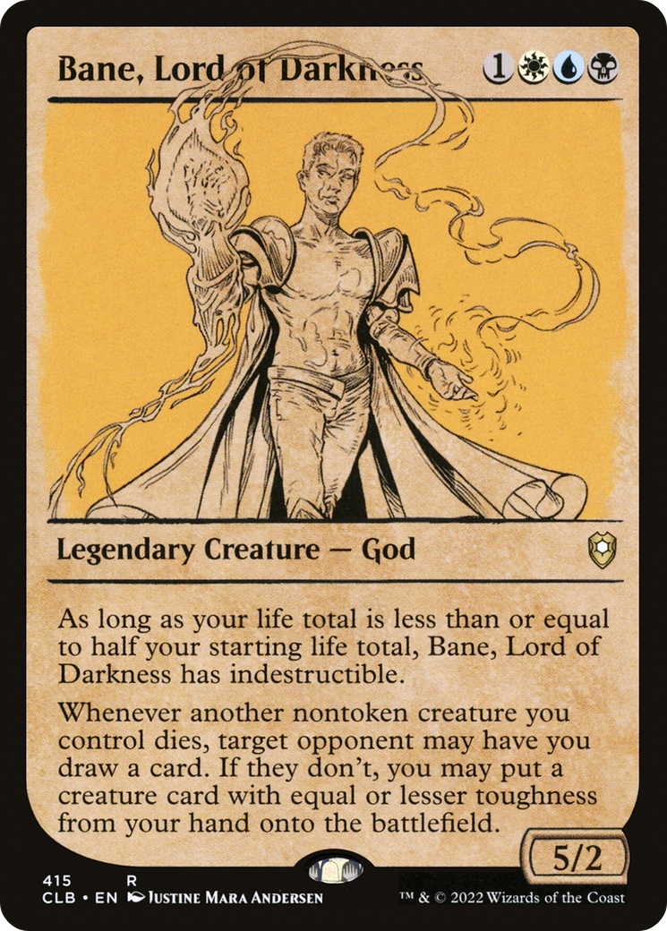{R} Bane, Lord of Darkness (Showcase) [Commander Legends: Battle for Baldur's Gate][CLB 415]