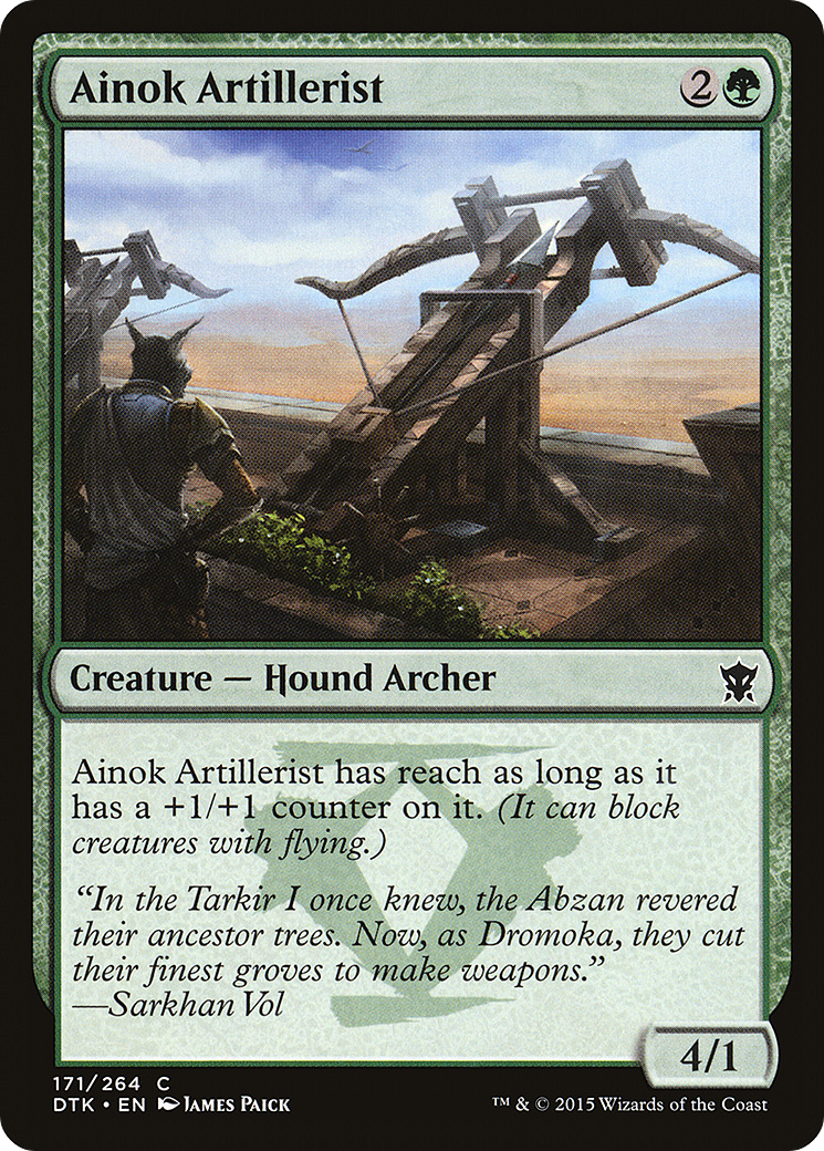 {C} Ainok Artillerist [Dragons of Tarkir][DTK 171]