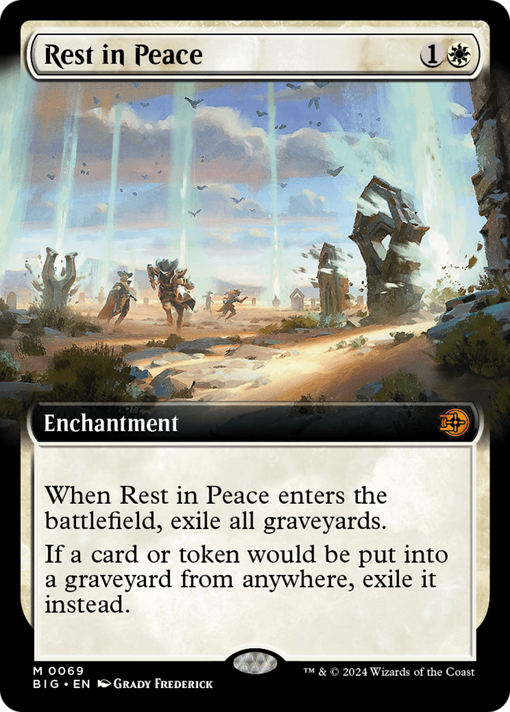 {@R} Rest in Peace (Extended Art) [Outlaws of Thunder Junction: The Big Score][BIG 069]