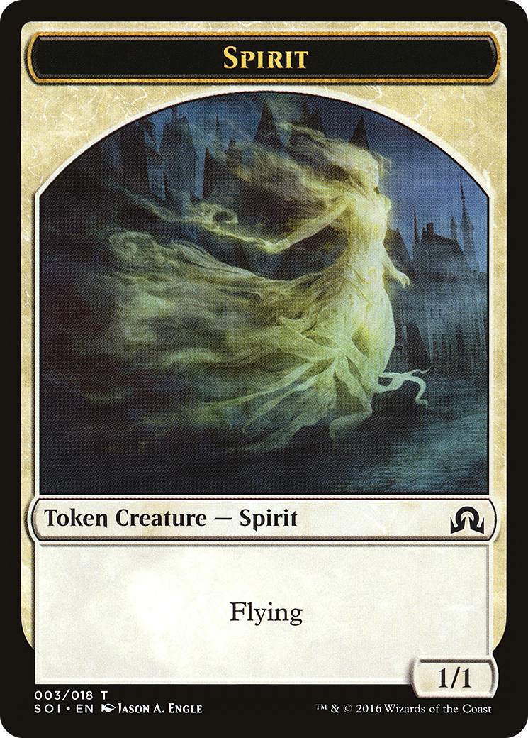 {T} Spirit Token [Shadows over Innistrad Tokens][TSOI 003]