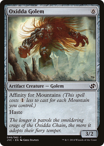 {C} Oxidda Golem [Duel Decks Anthology][JVC 046]