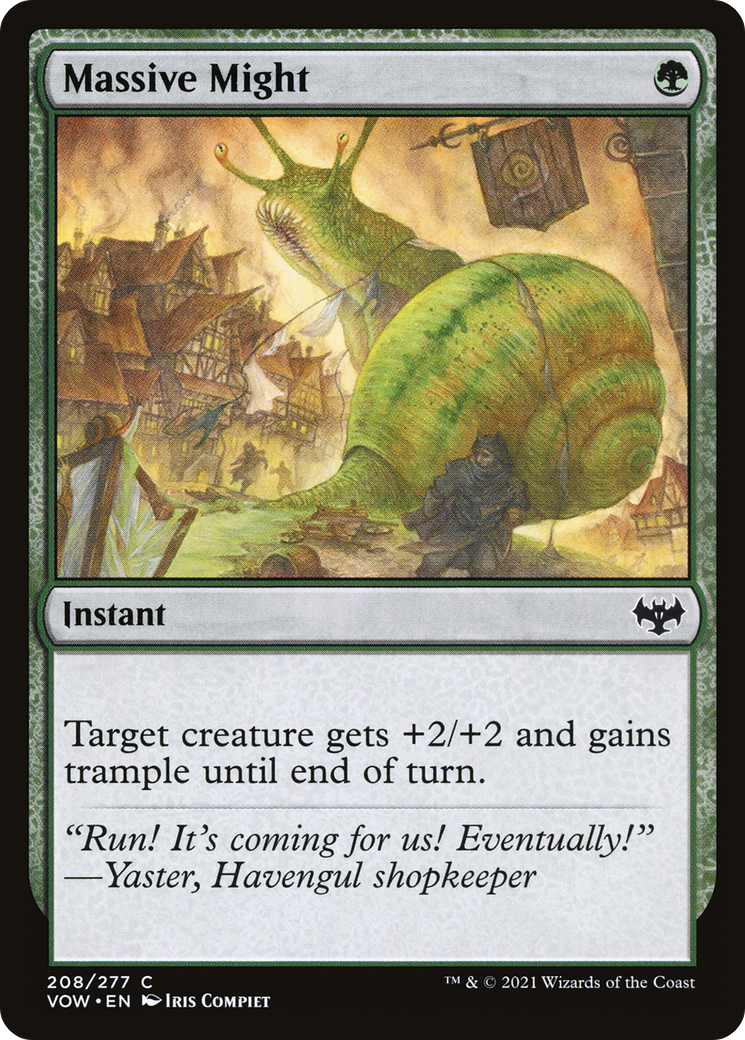 {C} Massive Might [Innistrad: Crimson Vow][VOW 208]