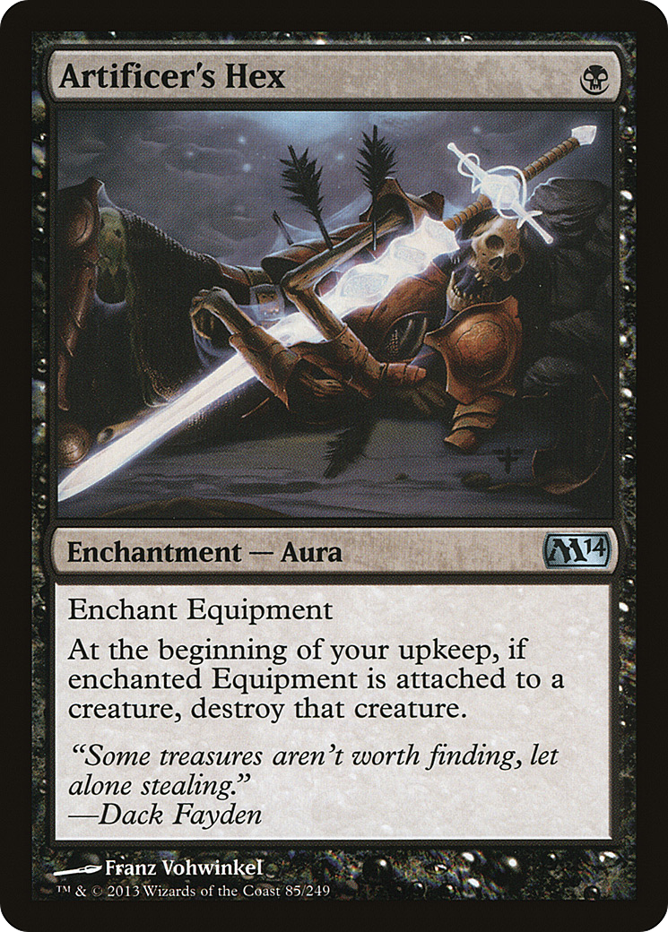 {C} Artificer's Hex [Magic 2014][M14 085]