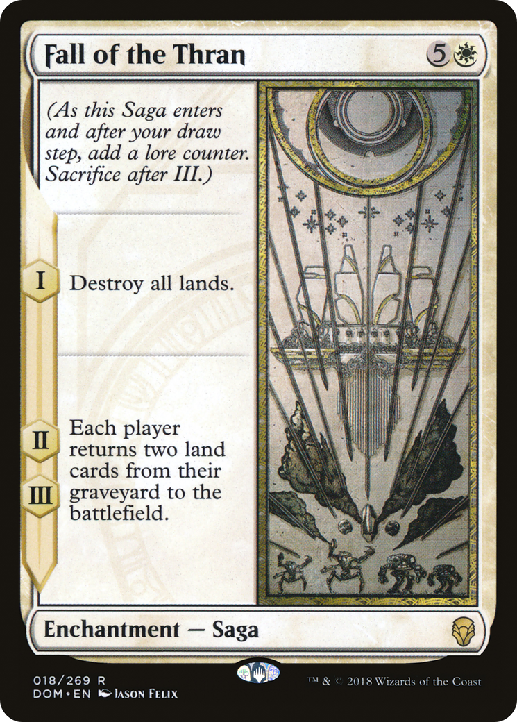 {R} Fall of the Thran [Dominaria][DOM 018] - Misty Mountain Games
