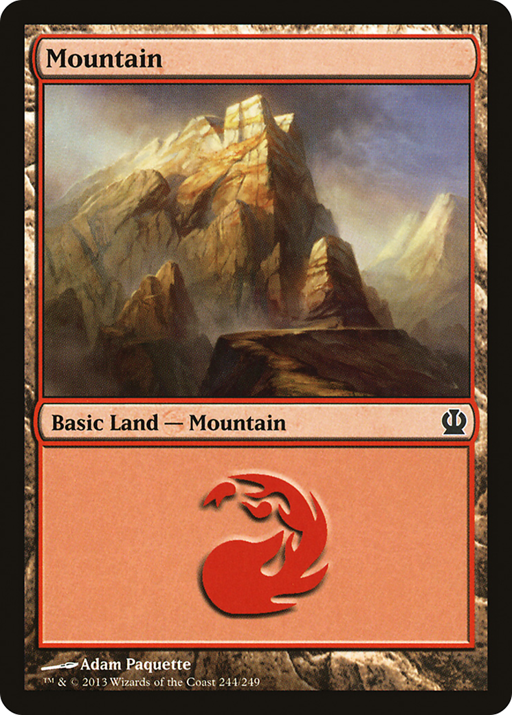 {B}[THS 244] Mountain (244) [Theros]