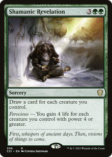 {R} Shamanic Revelation [Commander 2021][C21 206]