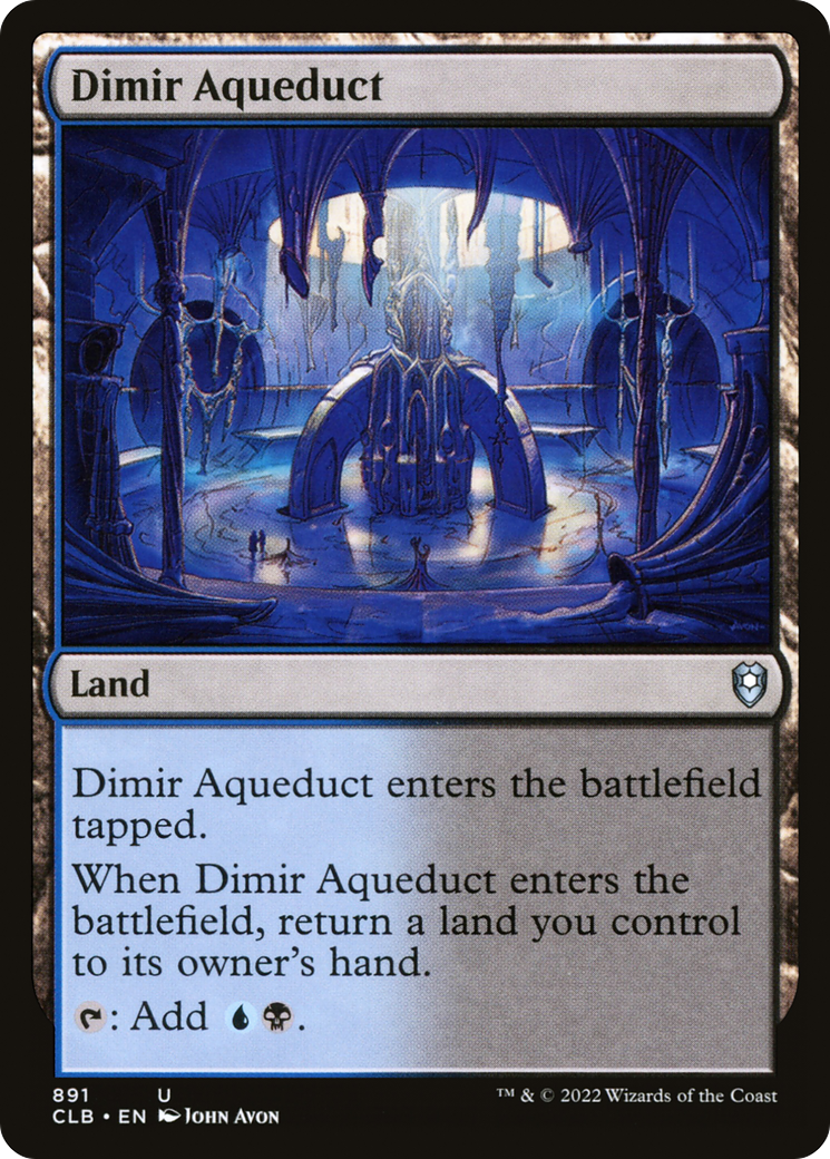{C} Dimir Aqueduct [Commander Legends: Battle for Baldur's Gate][CLB 891]