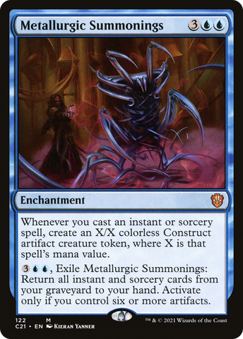 {R} Metallurgic Summonings [Commander 2021][C21 122]