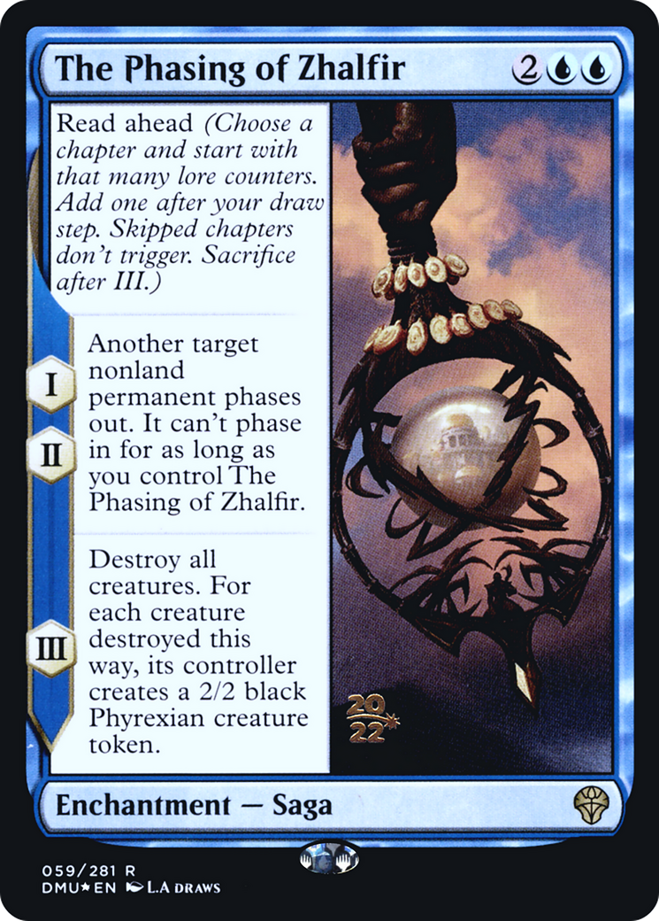{R} The Phasing of Zhalfir [Dominaria United Prerelease Promos][PR DMU 059]